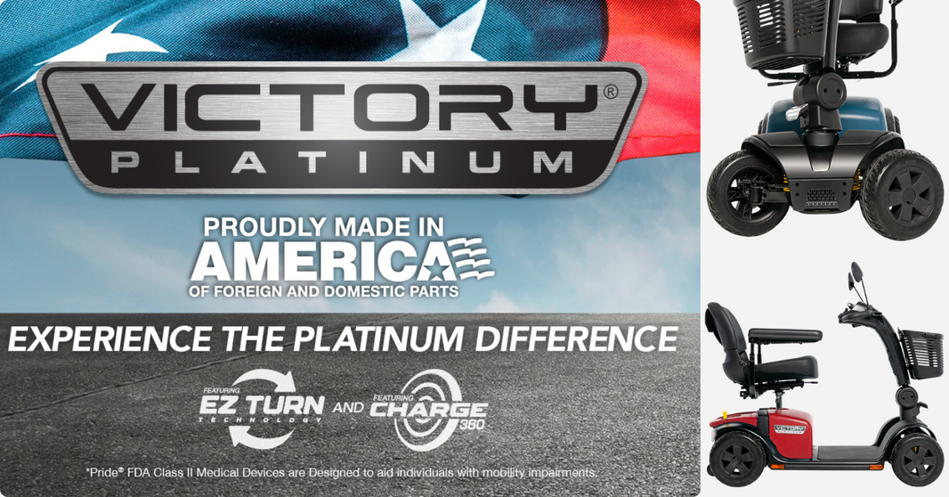 Introducing the Pride Victory Platinum - Now at Cleveland HME Showroom!
