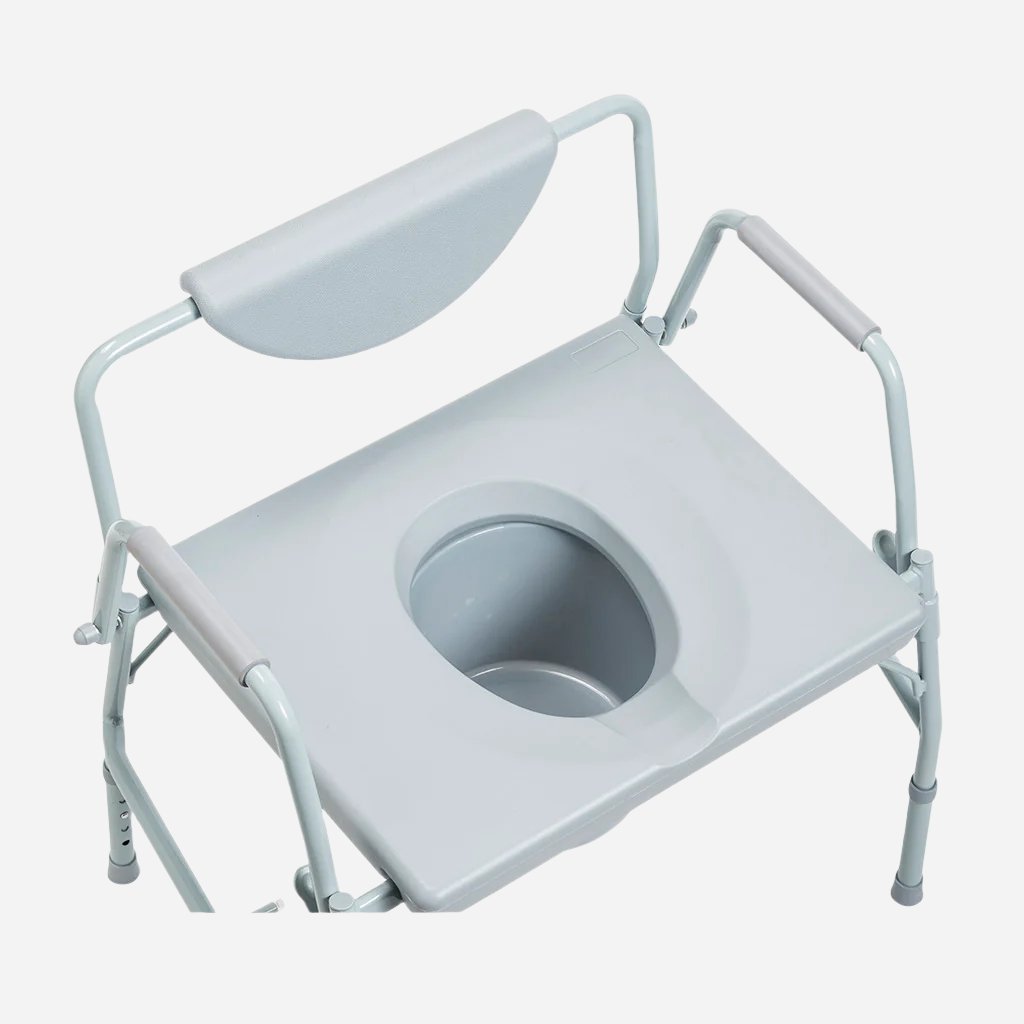 Deluxe Bariatric Drop-Arm Commode - NextGen HME