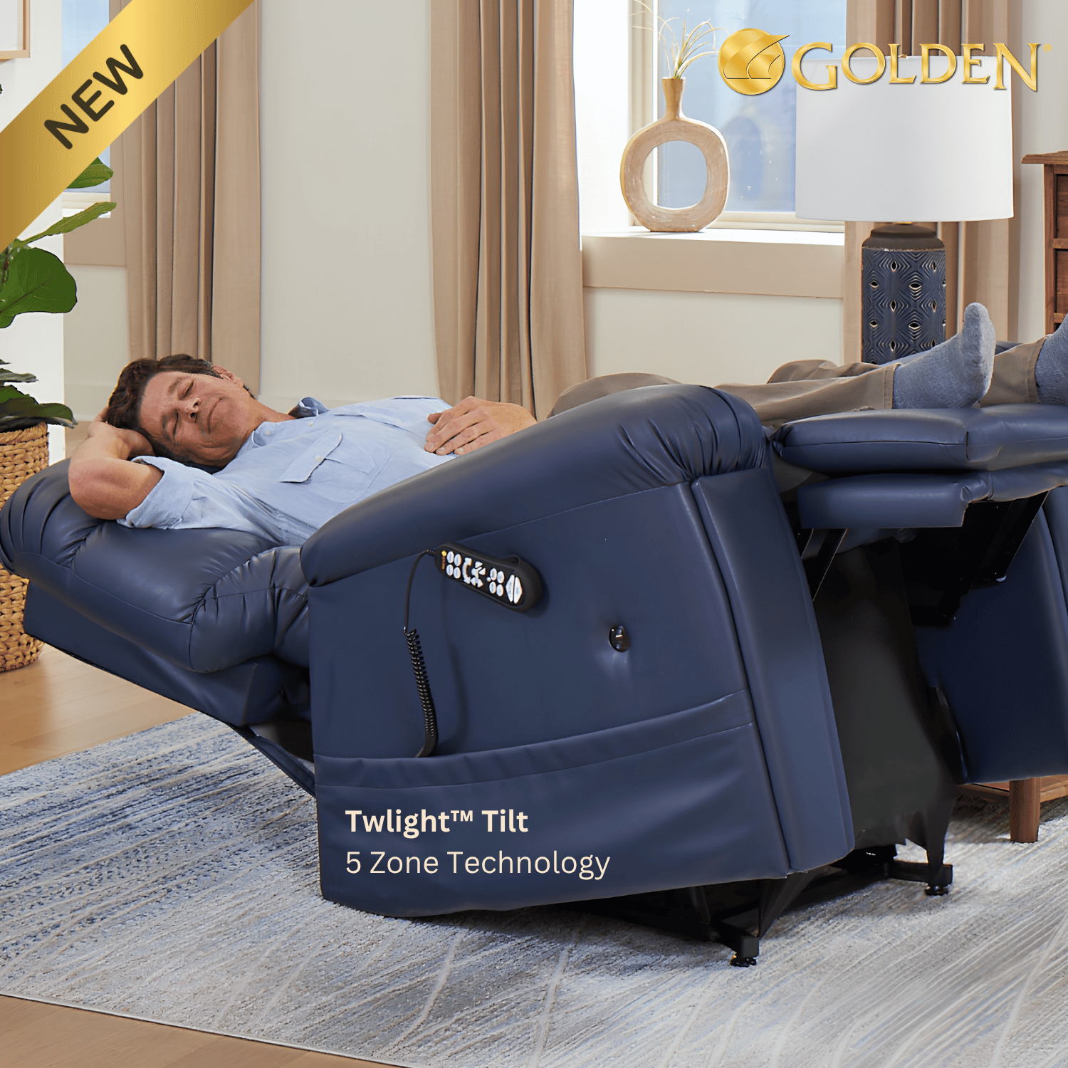 NEW! Golden Cloud™ Supreme Lift Chair w/ Twlight™ Tilt MaxiComfort® Po
