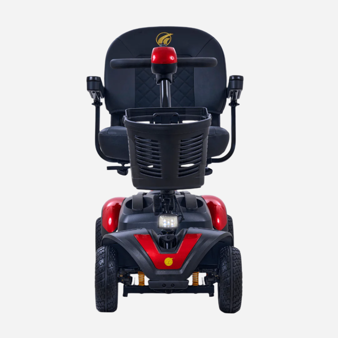 The Buzzaround EX 4-Wheel features the portability and easy disassembly of a lightweight scooter with the amazing benefits of a full-size scooter.
