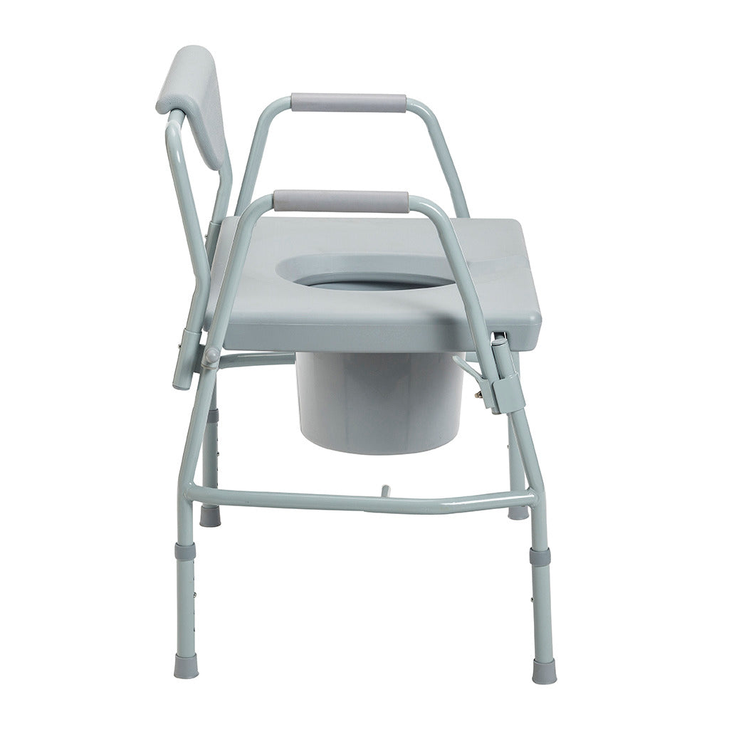 Deluxe Bariatric Drop-Arm Commode - NextGen HME
