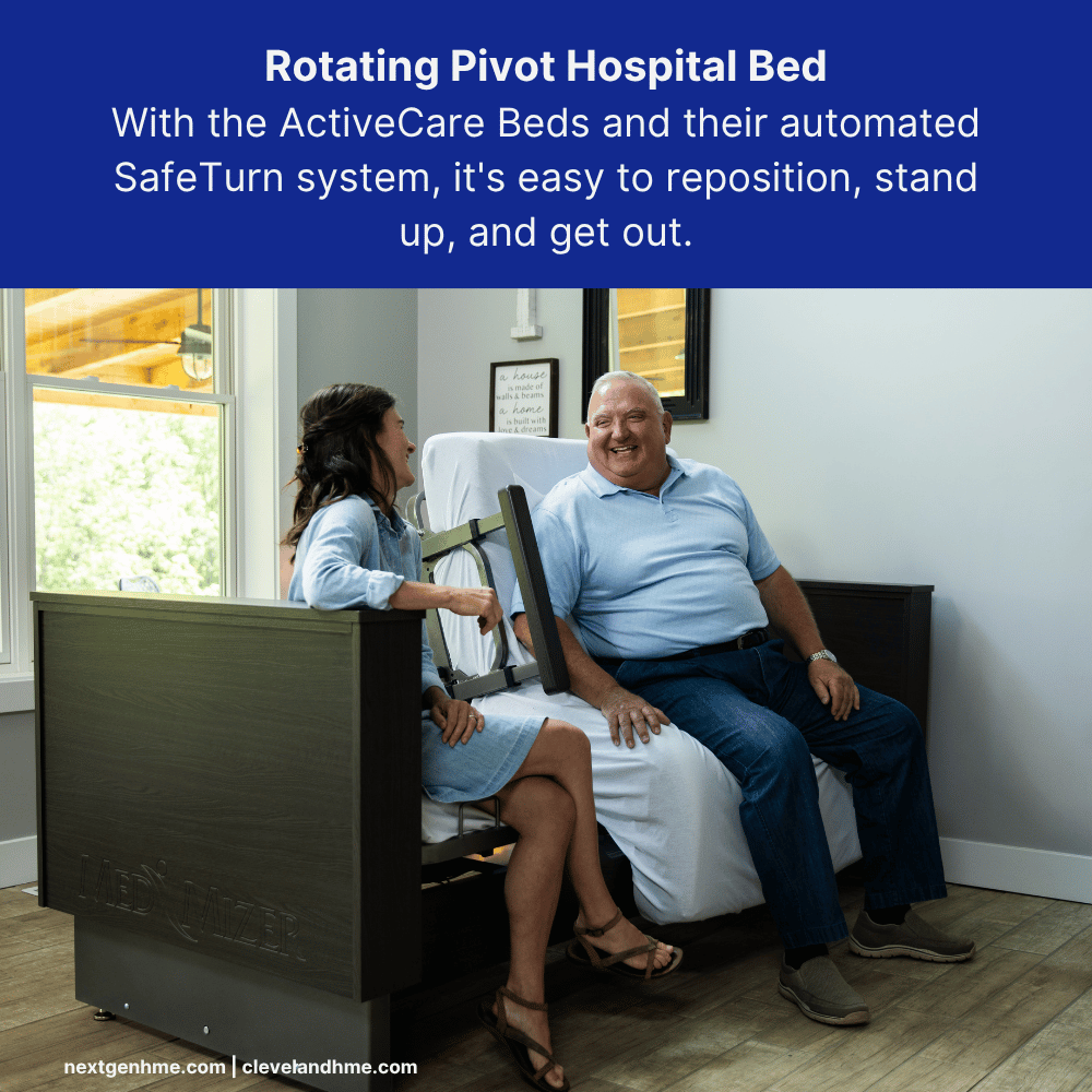 Med-Mizer ActiveCare SafeTurn Rotating Pivot Bed