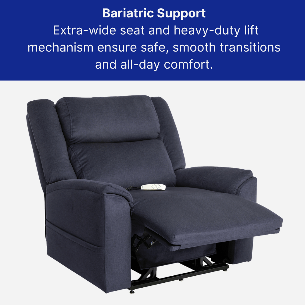 Pride Mobility Sitting Pretty Evolution Lift Chair Extra Large Bariatric 500 lbs Weight Capacity