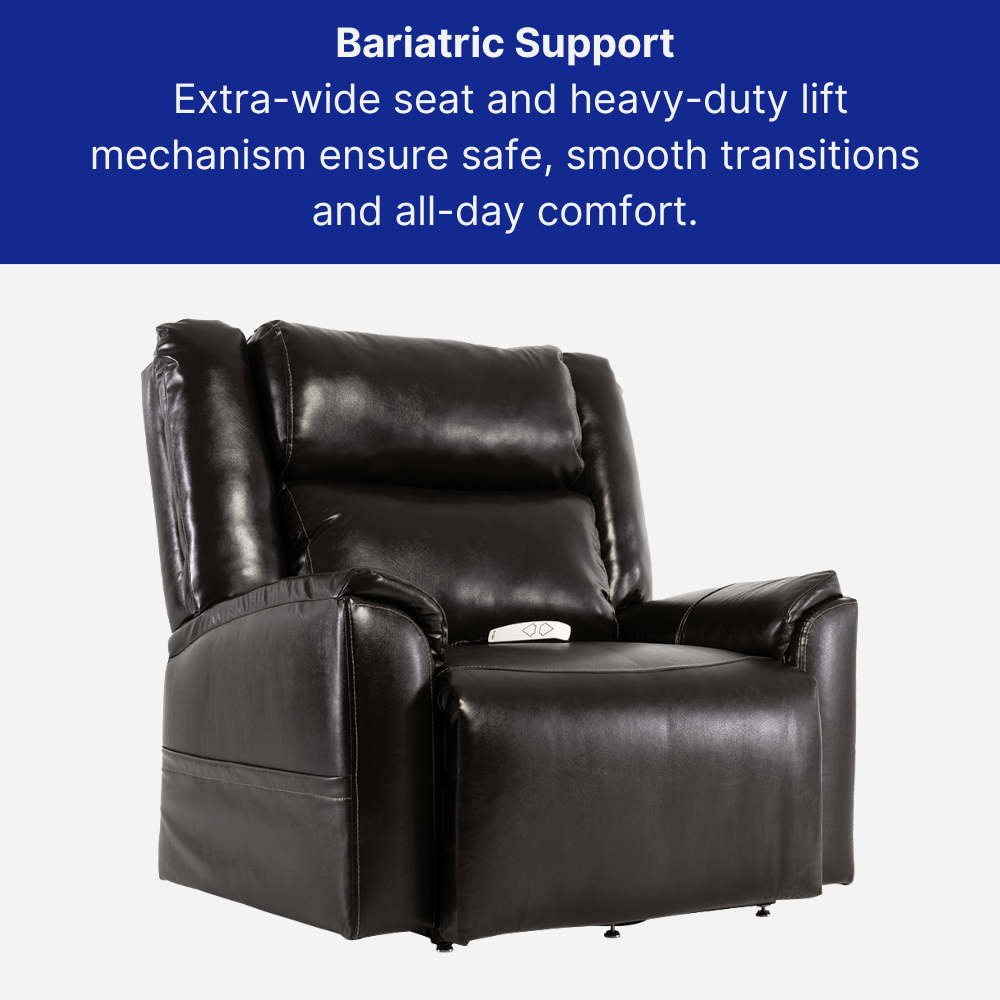 Pride Mobility Sitting Pretty Evolution Lift Chair Extra Extra Large Bariatric 600 lbs Weight Capacity