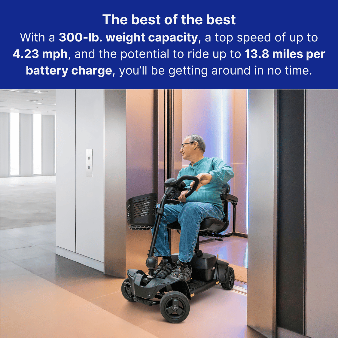 Pride GoGo Elite Traveller 2 Platinum Power Scooter