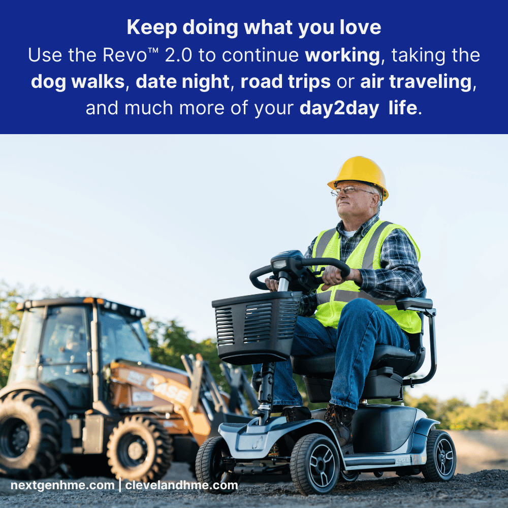 Pride Mobility Revo 2 4 Wheel  Outdoor Midsize Power Mobility Scooter