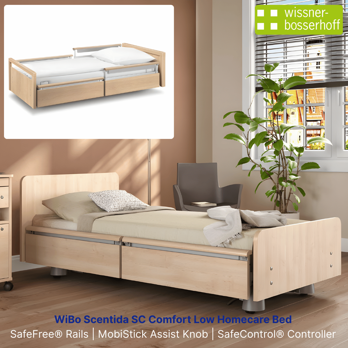 Wissner Bosserhoff Sentida SC Premium Homecare Bed Wissner Bosserhoff Sentida SC Premium Homecare Bed