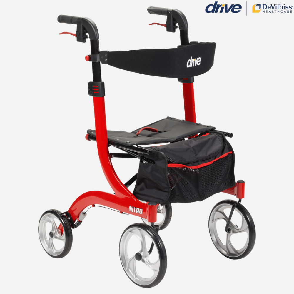 Drive Nitro Premium Rollator with Bag