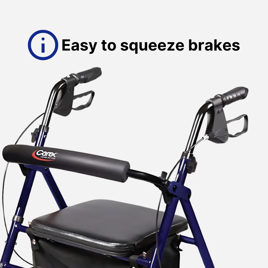 Carex Step 'N Rest Aluminum Rollator