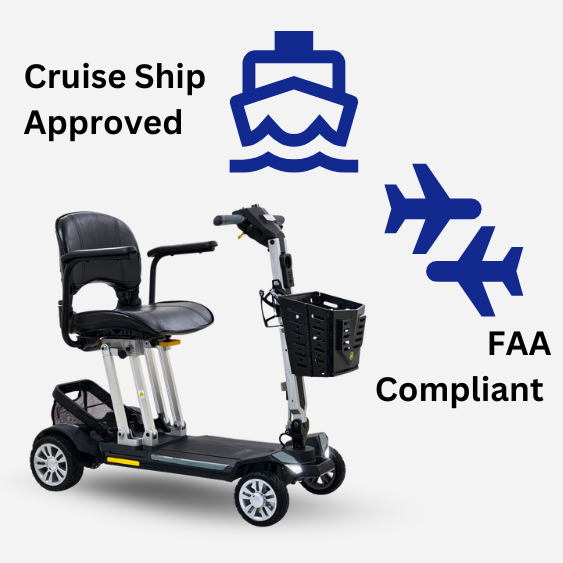 Golden Tech Buzz Around Cruise Ship Approved and FAA/ Air Travel Compliant.