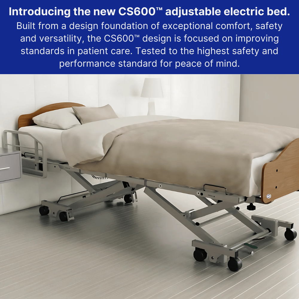 Invacare CS600 Low Homecare Bed, Expandable width 36", 39" and 42" W by 80"L