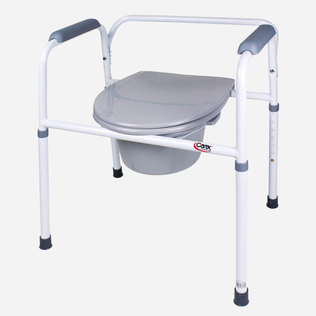 Carex Bedside Steel Commode