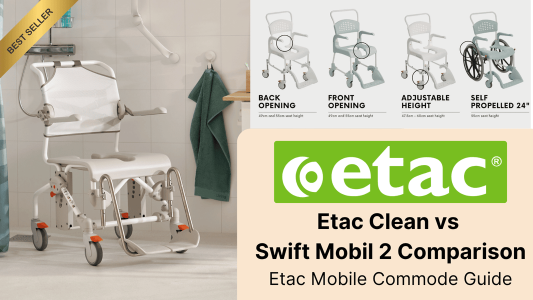Mobile Shower Commode Chairs Guide: Etac Brand