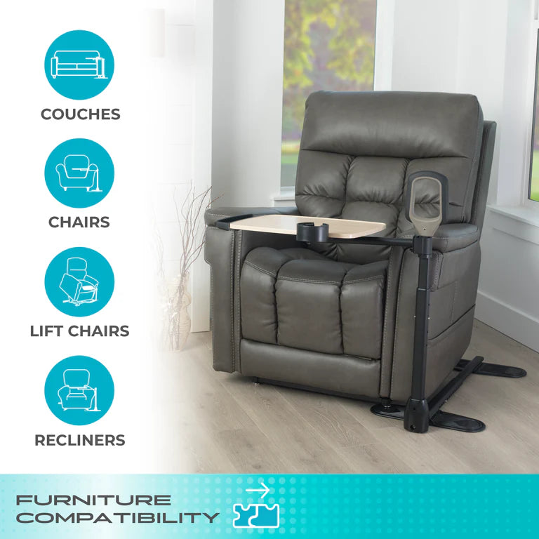 Stander Assist A Tray, 20"x15" Tray, 360° Swivel, Height Adjusting, Lift Chair Compatiable