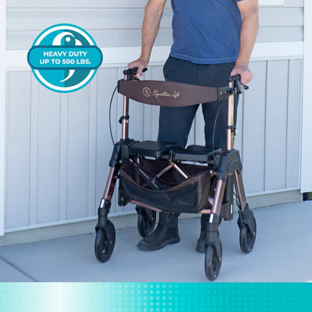 Stander Signature Life Elite Travel Rollator HD