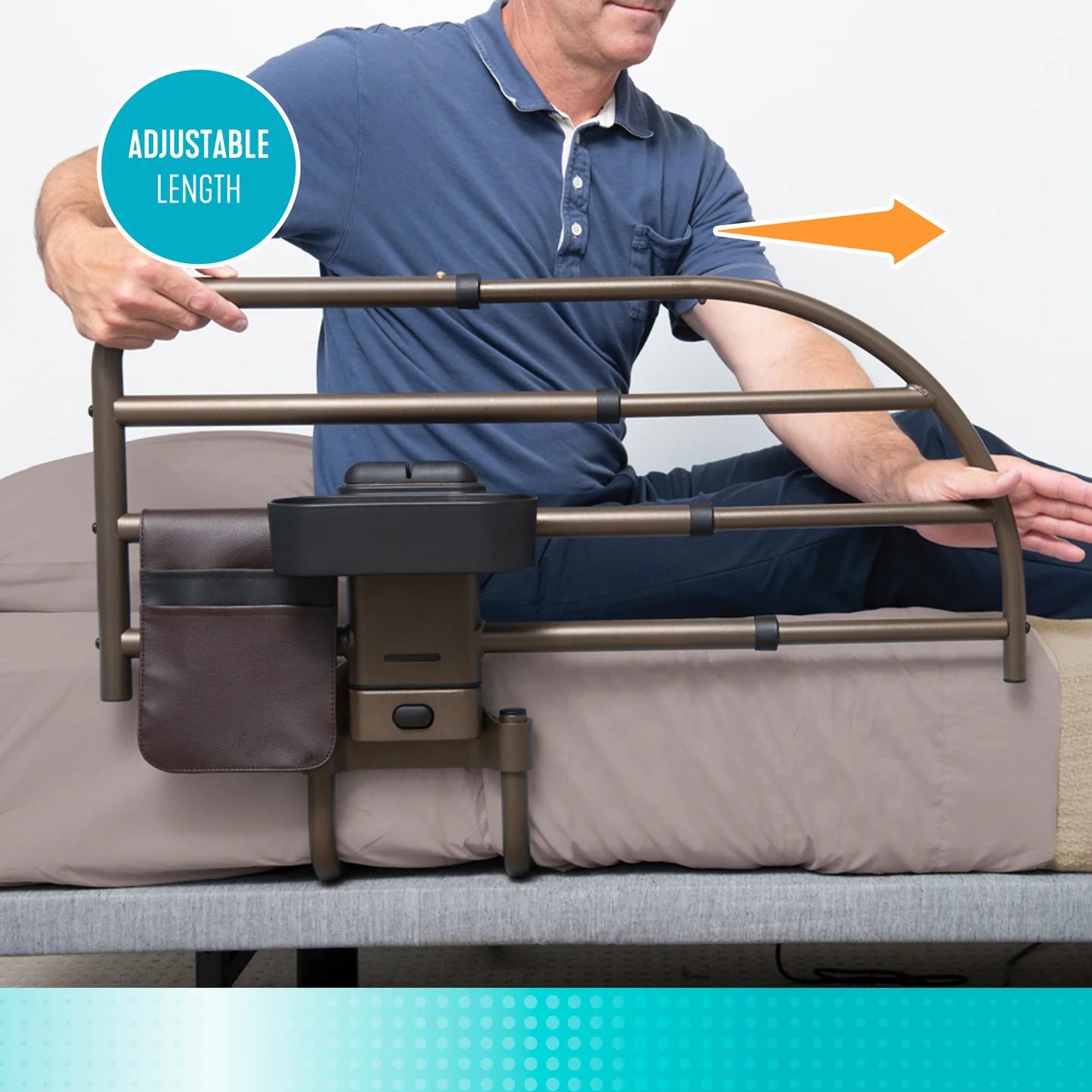 Stander Signature Life Freedom Click Extendable Bed Rail