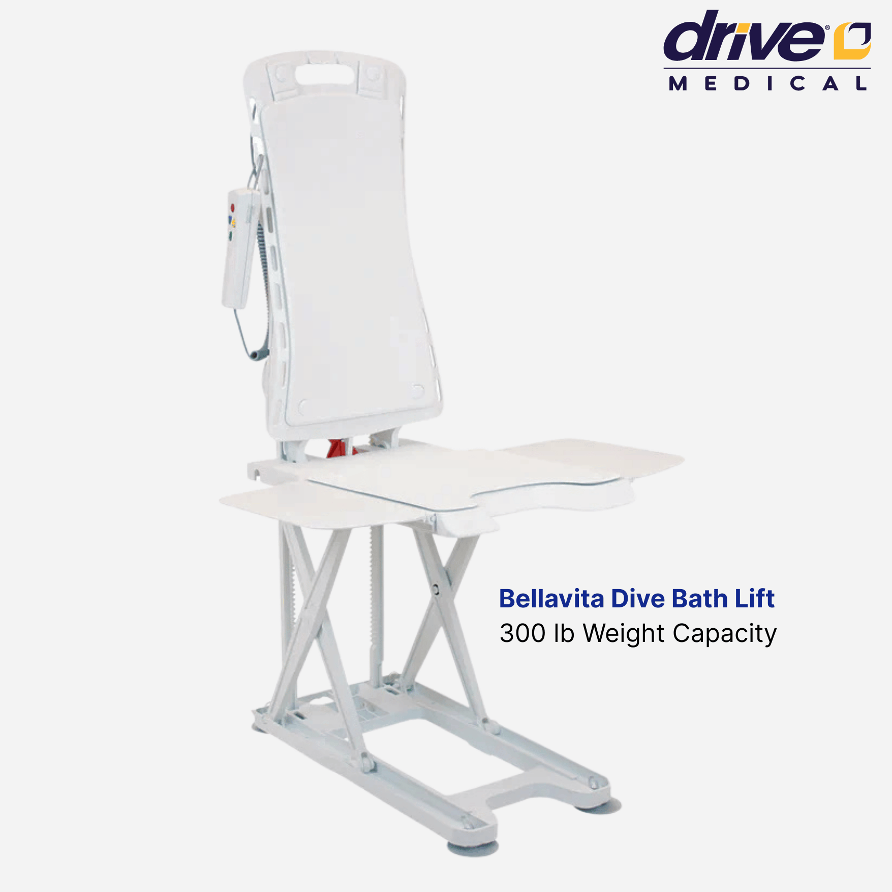 Drive Bellavita Dive Bath Lift, Power Lift Function for bathing