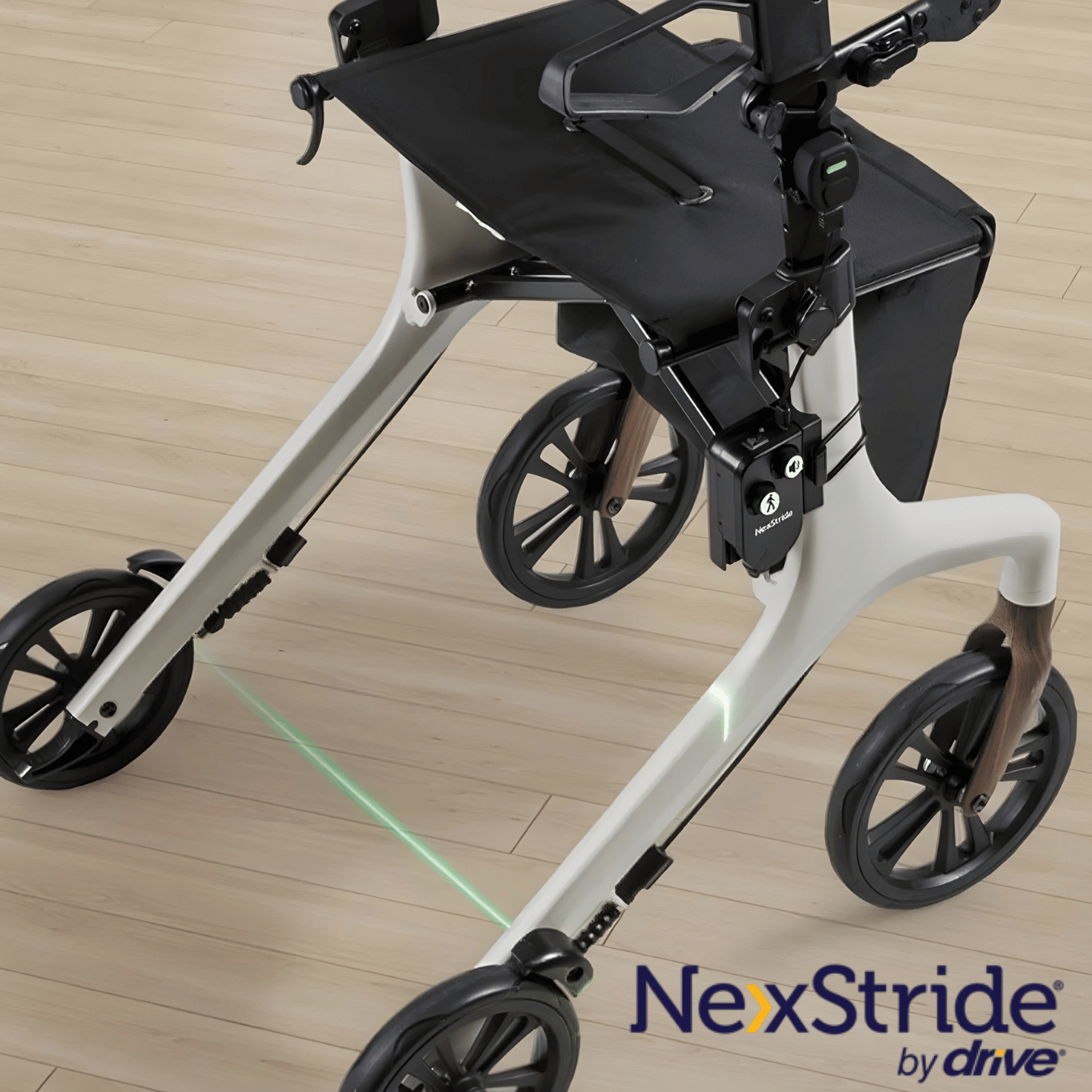 NEW! Drive Medical NexStride® Rollator, Cane, or Walker Laser Guidance System, Reduce Fear of Falls, Balance Loss Issues, Easy to Attach