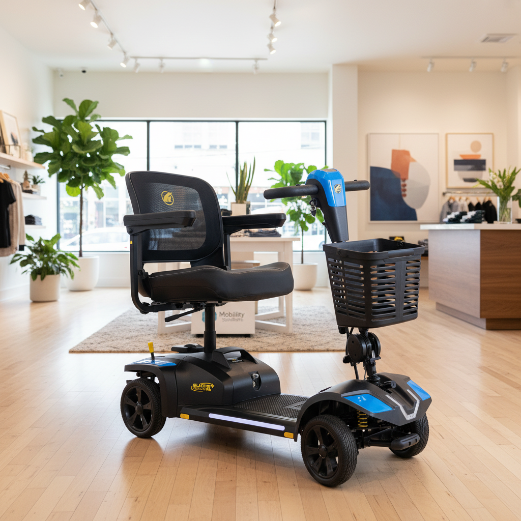 NEW! Golden Tech Buzzaround® XL+ 4-Wheel Mobility Scooter, 325 lbs Cap., 9 or 18 mile range, LED Side Lights, Under $2K (GB152+)
