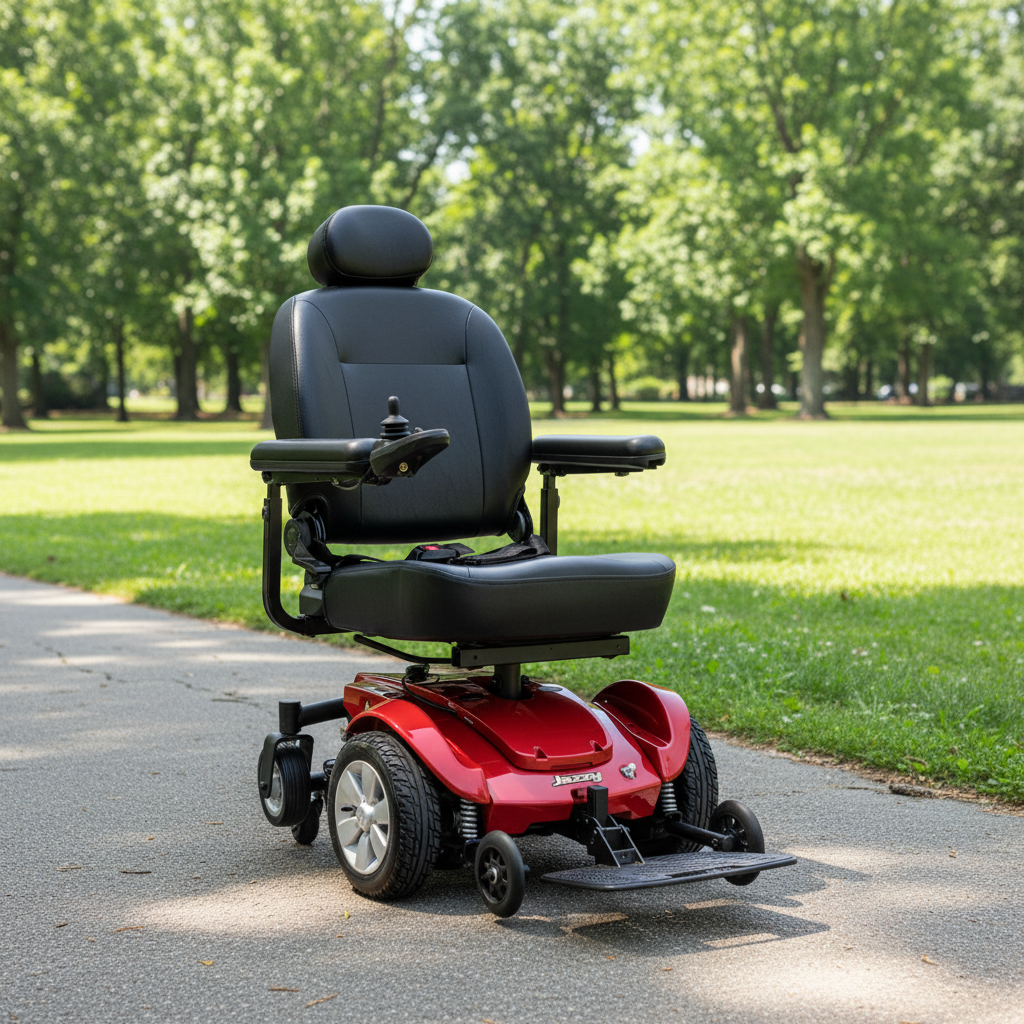 Pride Mobility Jazzy® Select, $1000 OFF, 300 lbs. Cap, 4.3 MPH, 22.5" TIGHT! Turn Radius, Up to 19.4 Mile Range, Active-Trac® Suspension