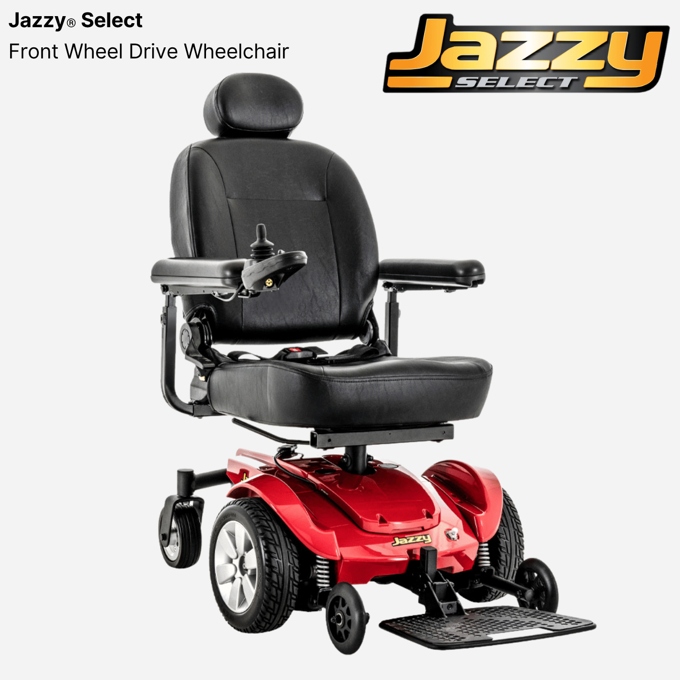 Pride Mobility Jazzy® Select, $1000 OFF, 300 lbs. Cap, 4.3 MPH, 22.5" TIGHT! Turn Radius, Up to 19.4 Mile Range, Active-Trac® Suspension