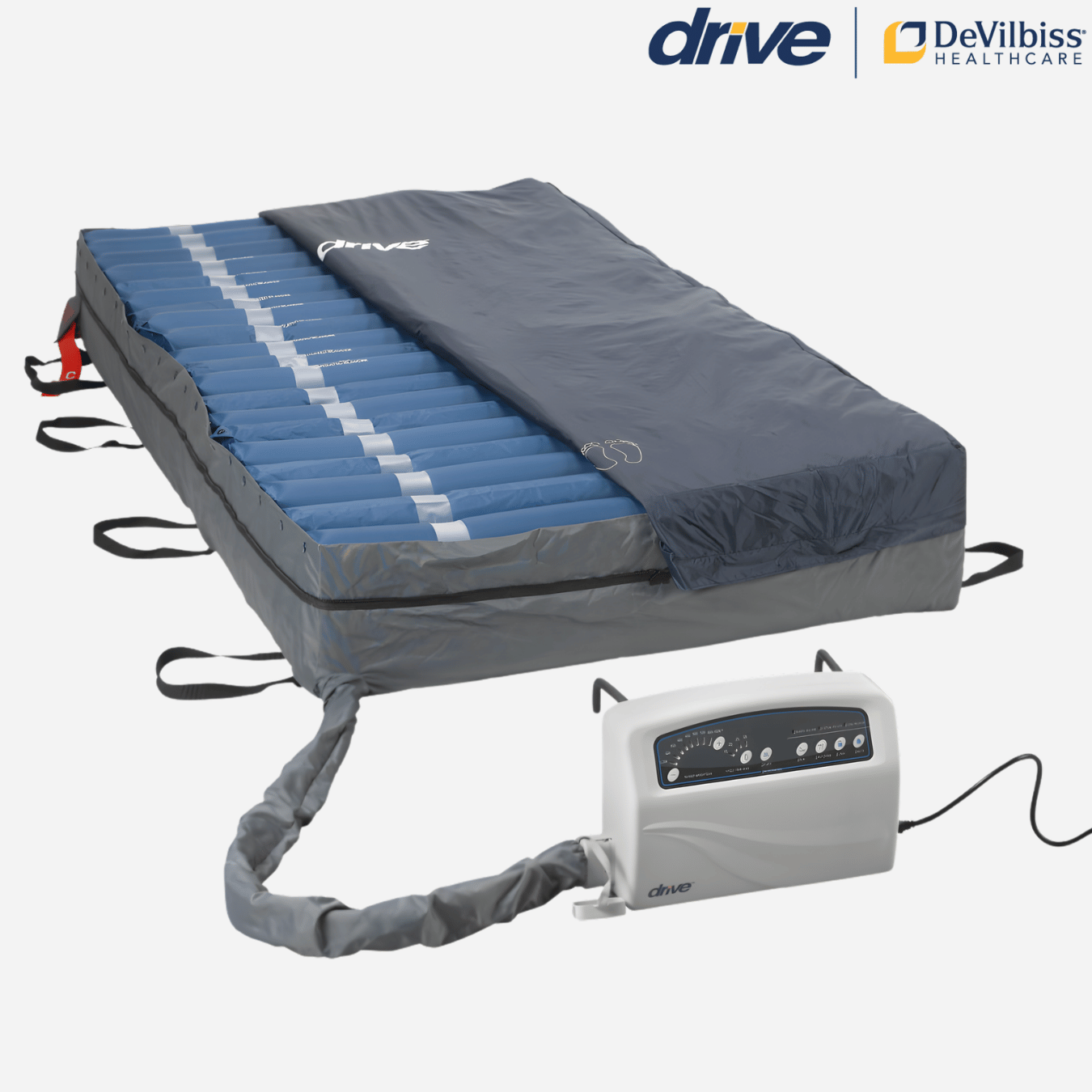 Med-Aire Plus 10" Bariatric Alternating Pressure (apm) Low Air Loss Mattress Replacement System
