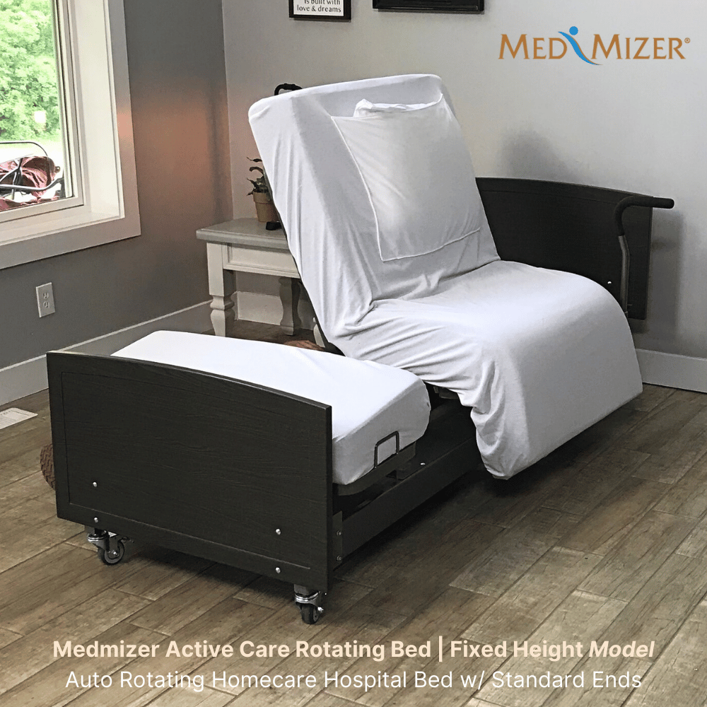 Med-Mizer ActiveCare™ SafeTurn Rotating Homecare Hospital Bed, Fixed Version