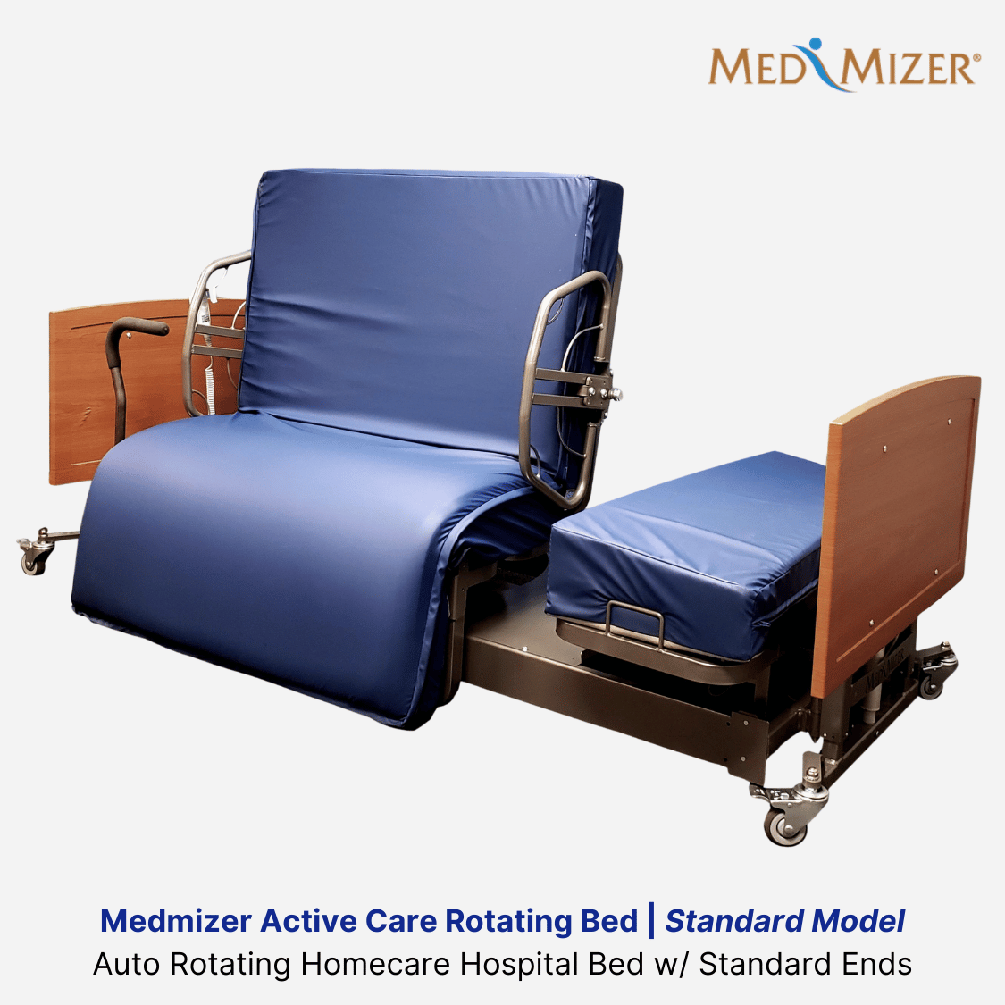 Med-Mizer ActiveCare™ SafeTurn Rotating Homecare Hospital Bed, Standard Version (Best Seller!)