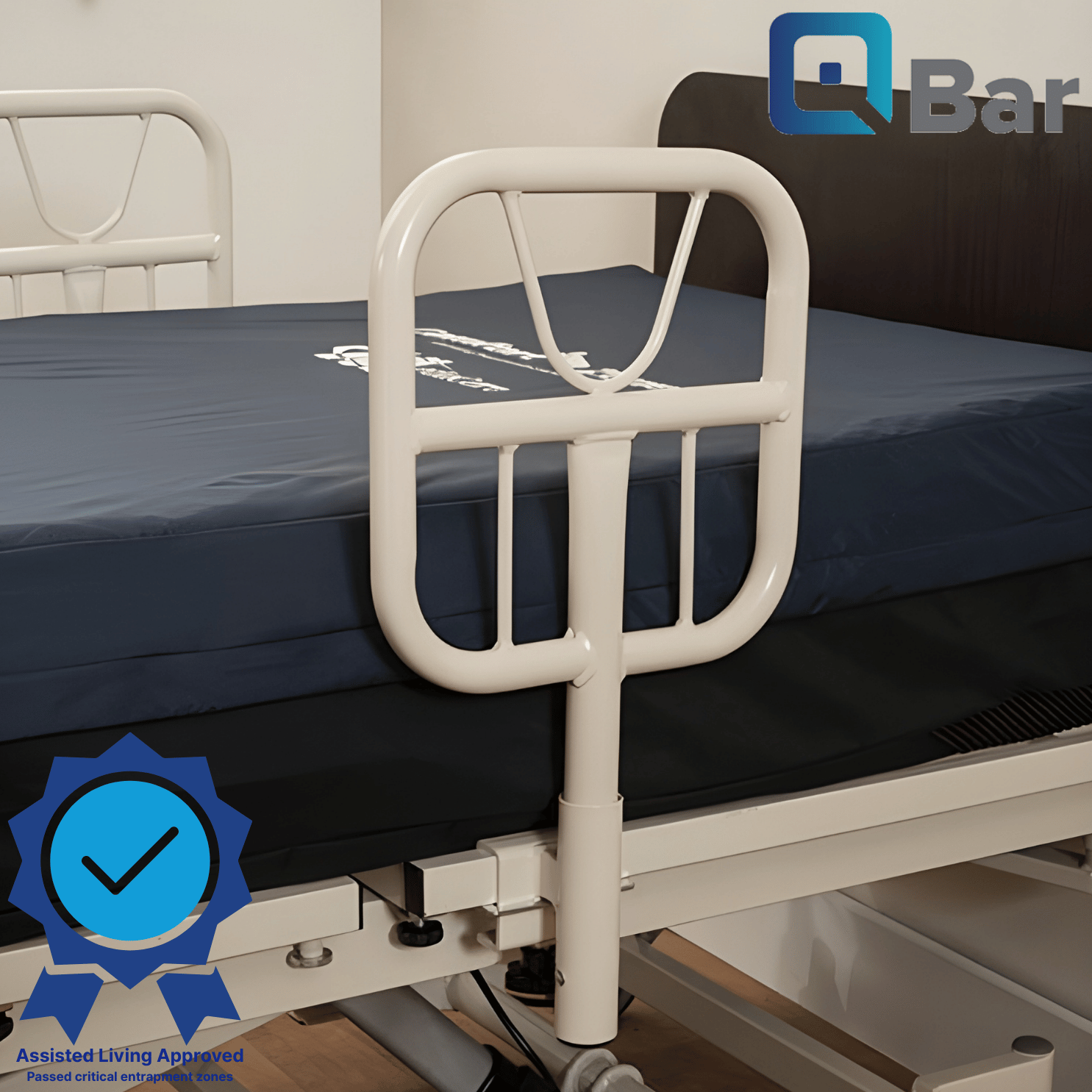 QBAR AL Bed Rail + Install