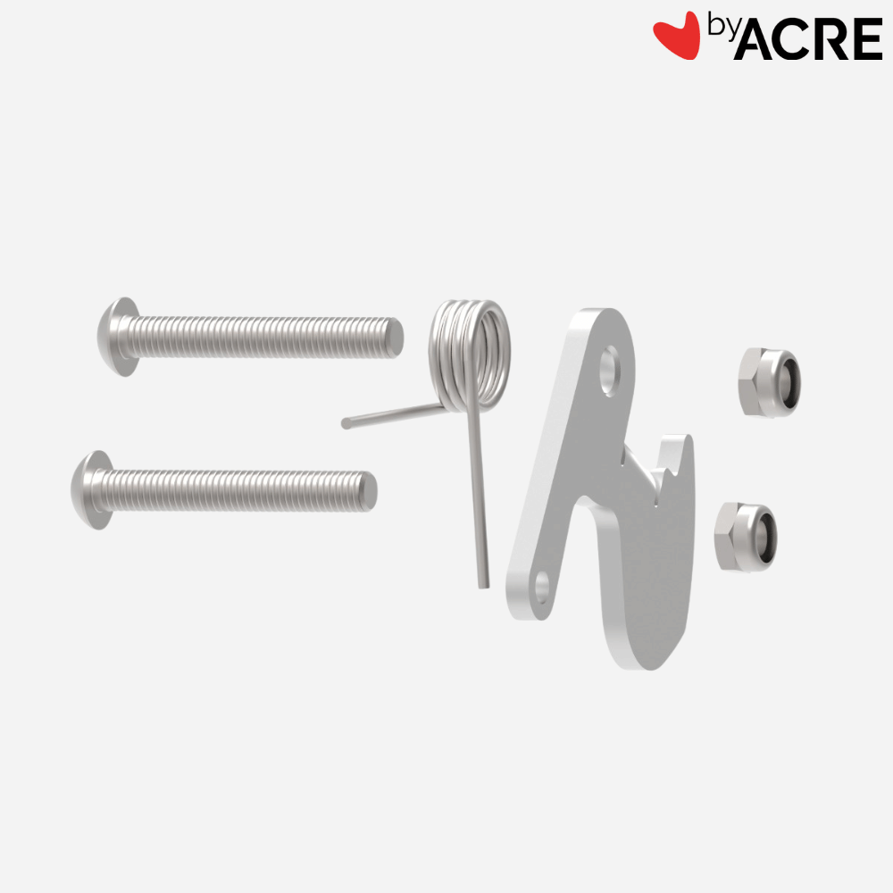 byAcre Rollator Cross Seat Lock Spare Part