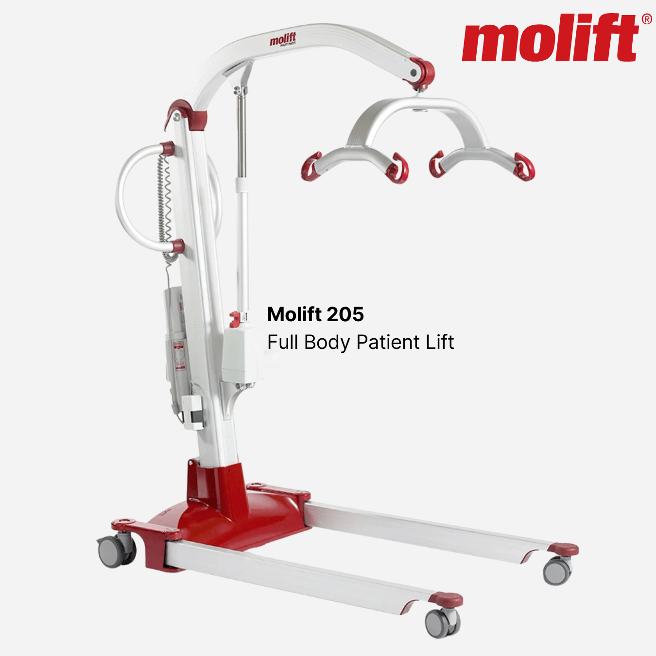 Molift Mover 205 Patient Lift, 450 lbs. Cap, Lift Range 14" - 71", 86.6 lb Frame