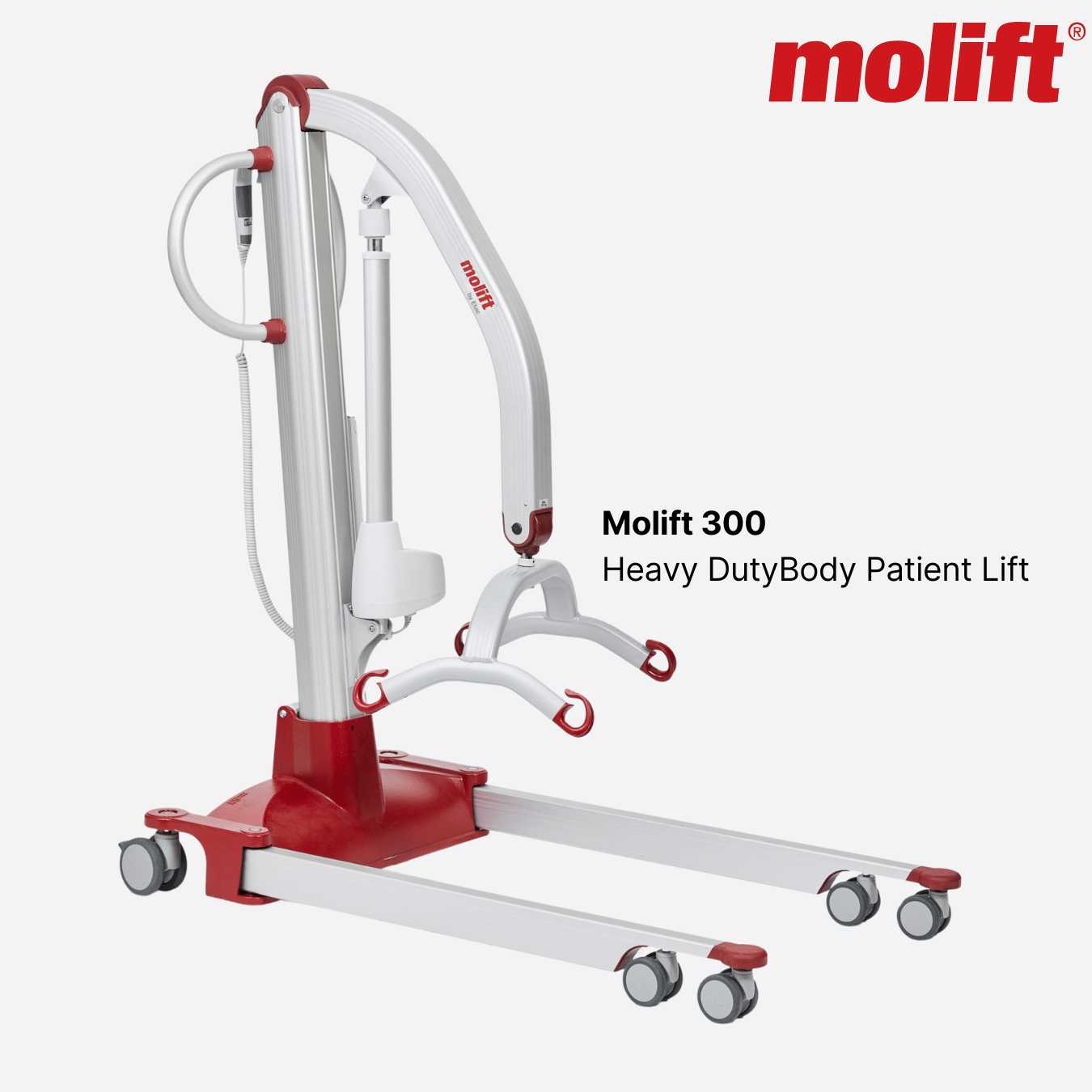 Molift Mover 300 Bariatric Power Patient Lift, 660 lbs. Cap, Premium Bariatric Portable Power Transfer Aid