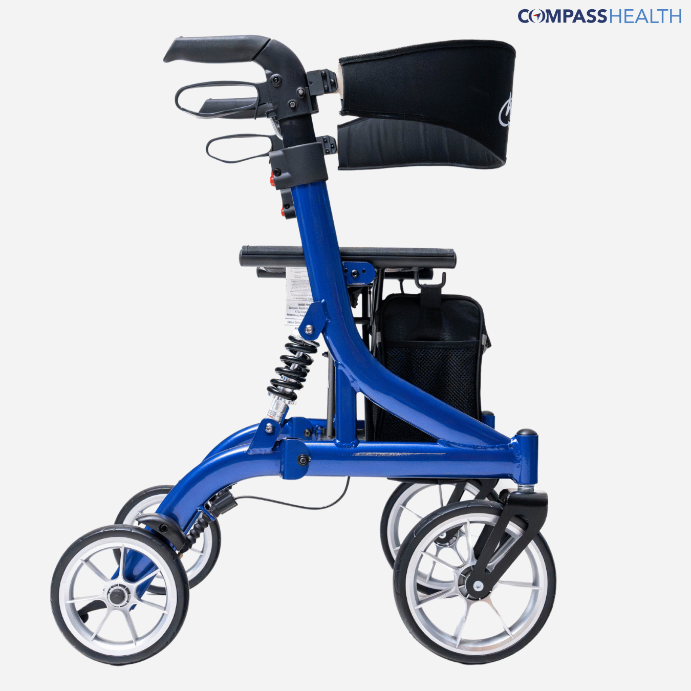 Pro Basics Ascent XR Heavy Duty Rollator, 450 lb. Capacity