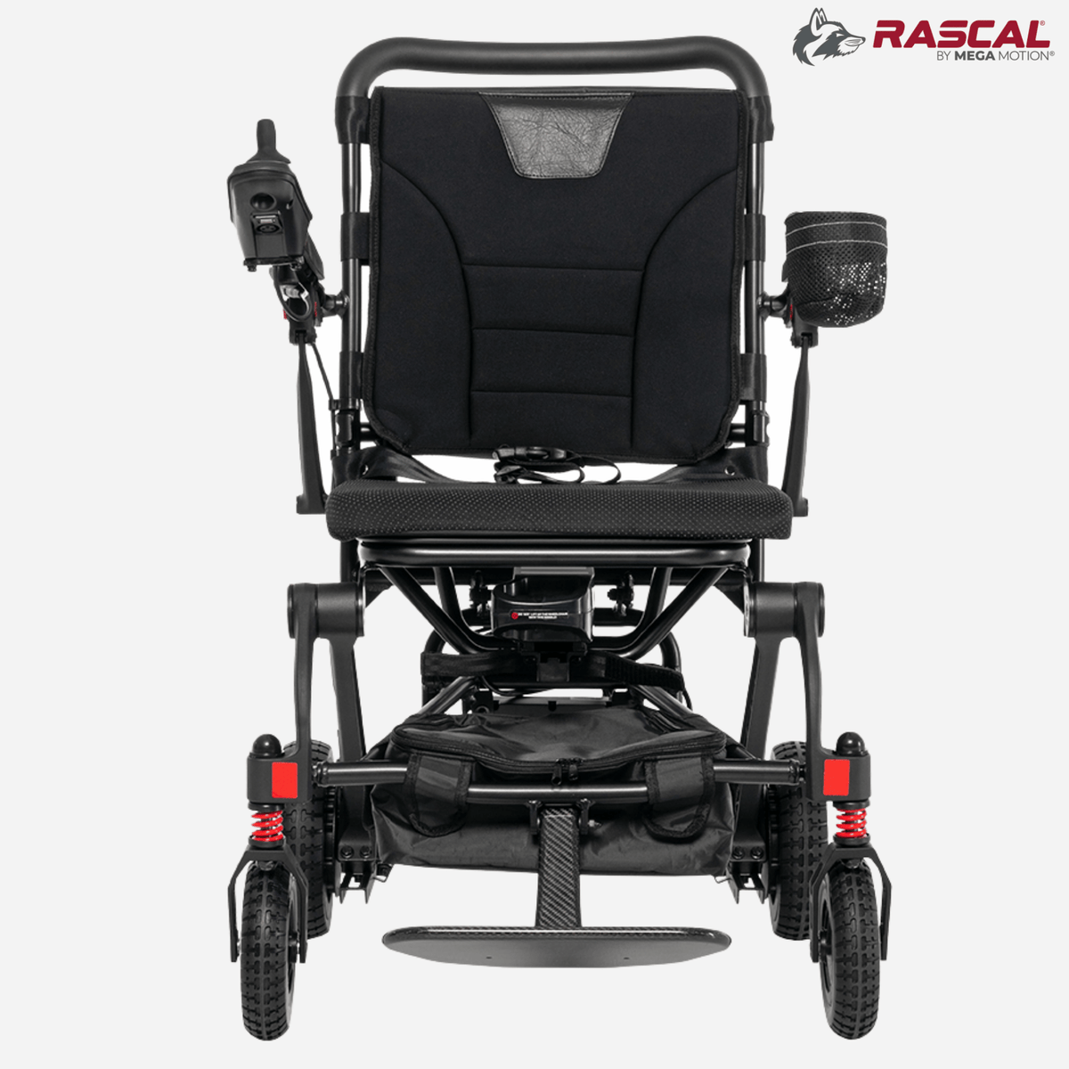 Lil Rascal Wheelchair Rascal® Carbon Cruiser Folding Electric Wheelchair, 300 lbs. Cap, 9.3