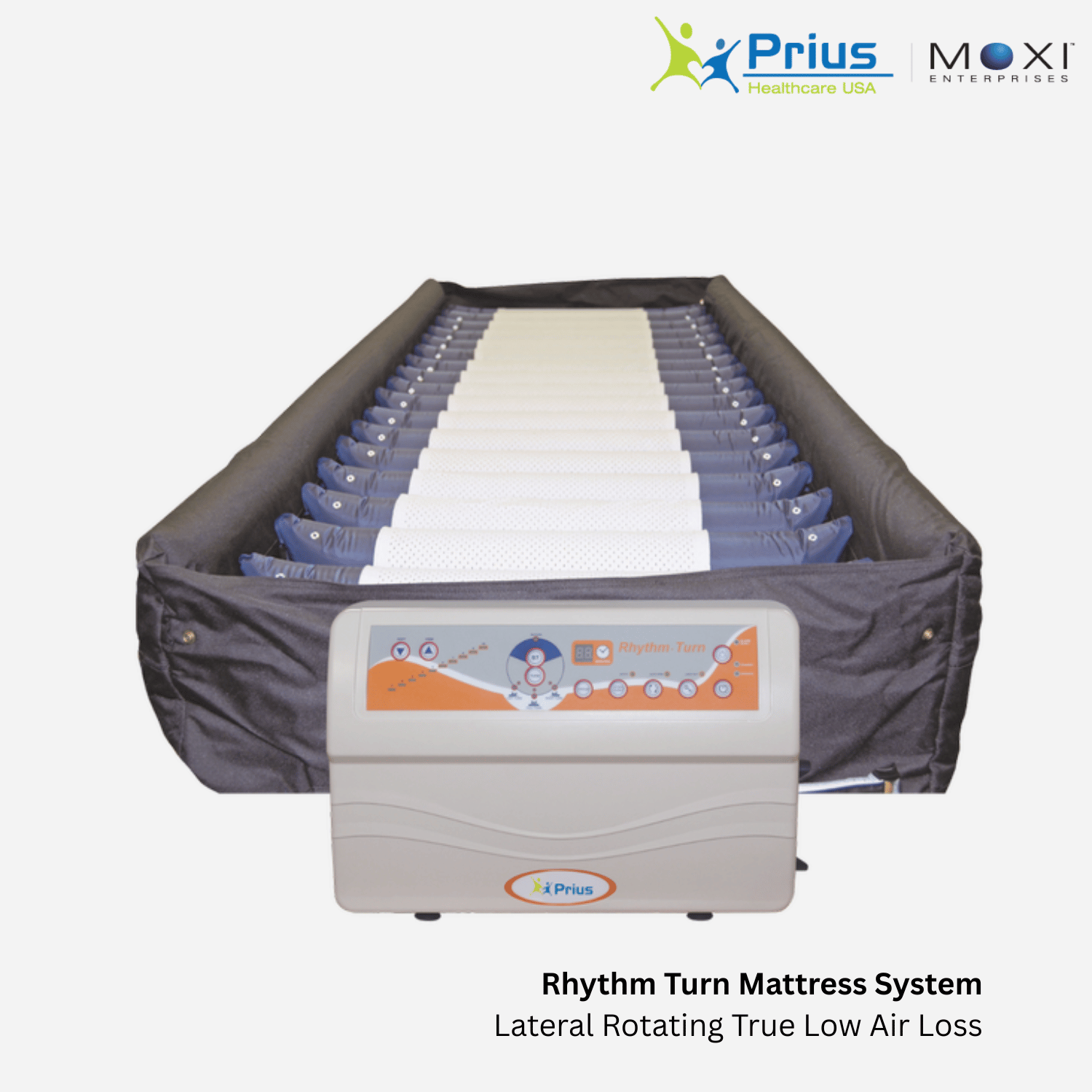 Prius Healthcare Rhytym Turn Low Air Loss Mattress, Lateral Rotation
