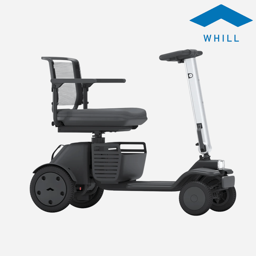 WHILL Model Ri 4-Wheel Portable Power Scooter with Suspension